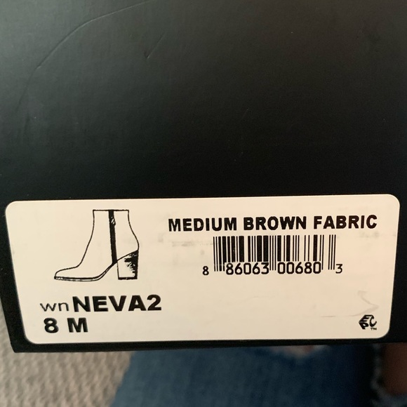 ❌SOLD Nine West Neva Brown boots with block heel - Picture 10 of 11